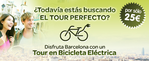 Barcelona e-Bike Tours. Tour guiado por Barcelona en bicicleta eléctrica