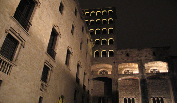 The Gothic Quarter by Night